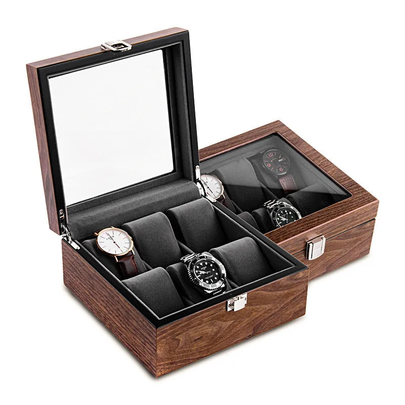 Boîte à montre homme en bois avec rangements VanyVenza