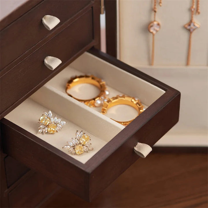Boîte à bijoux bois avec tiroirs VanyVenza