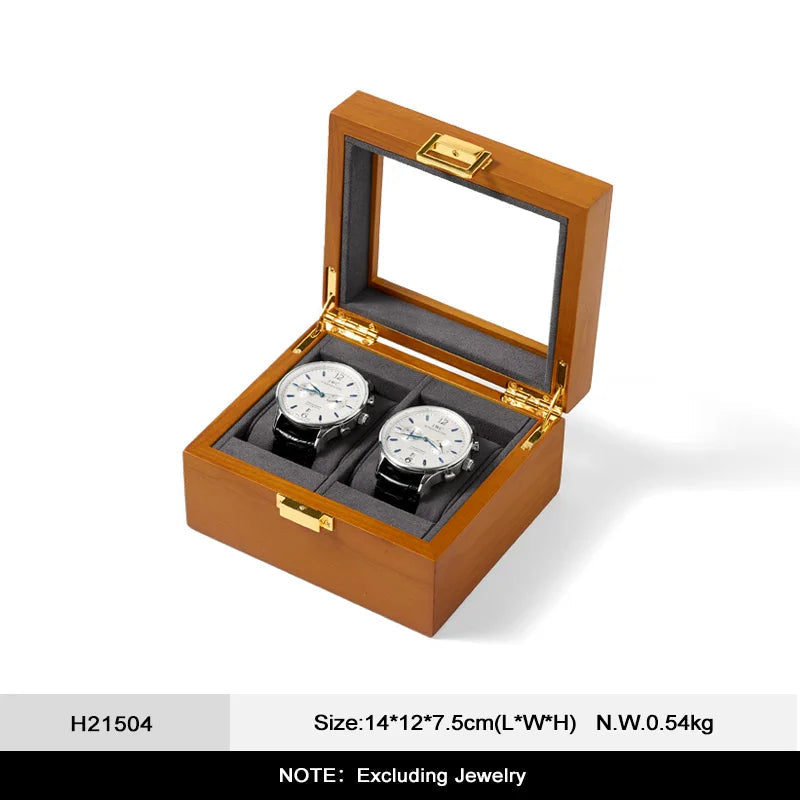 Boîte à montre en bois pour 2 montres VanyVenza