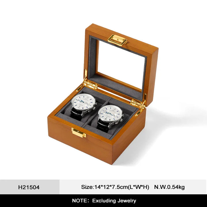 Boîte à montre en bois pour 2 montres VanyVenza