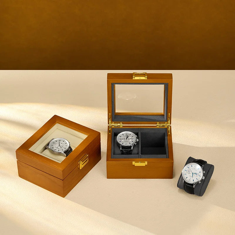 Boîte à montre en bois pour 2 montres VanyVenza