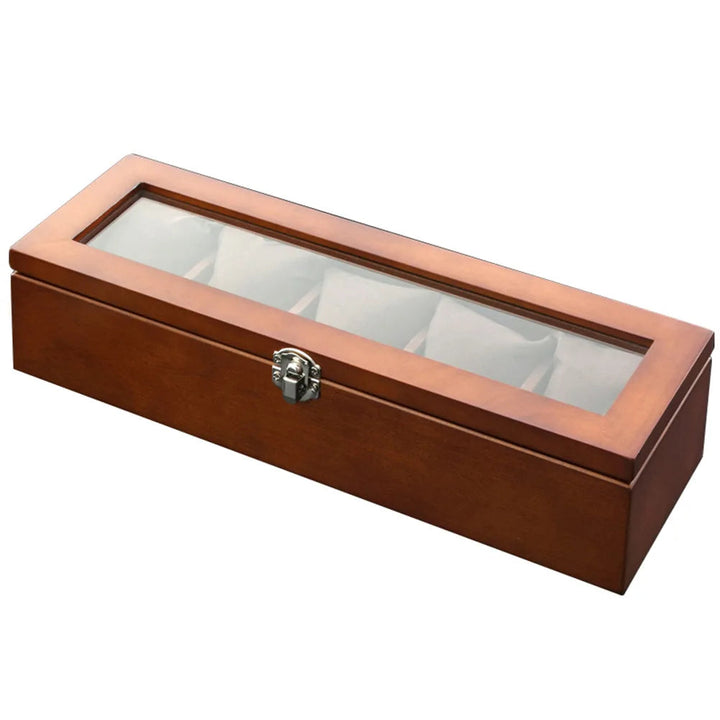 Boîte à montre en bois 5 emplacements VanyVenza