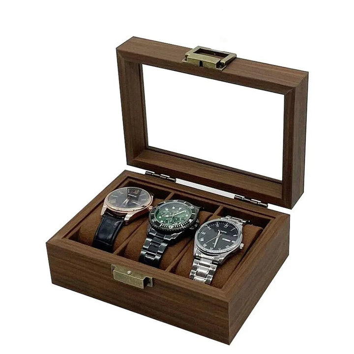 Boîte à montre en bois 3 emplacements VanyVenza