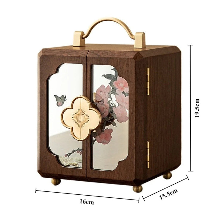 Coffret à bijoux en bois rétro VanyVenza