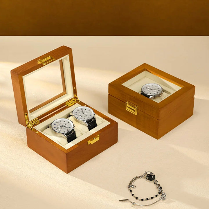 Boîte à montre en bois pour 2 montres VanyVenza