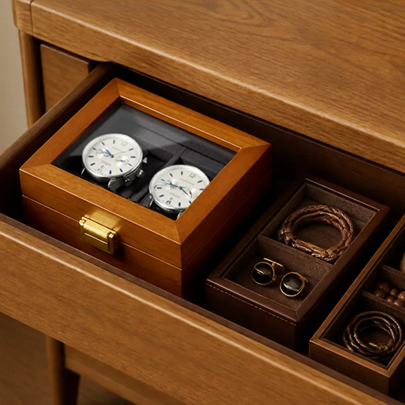 Boîte à montre en bois pour 2 montres VanyVenza