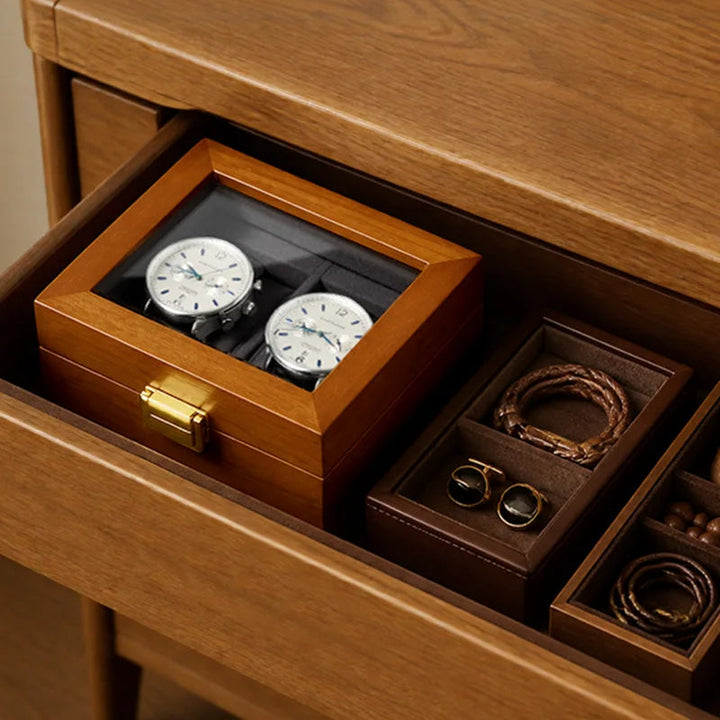 Boîte à montre en bois pour 2 montres VanyVenza