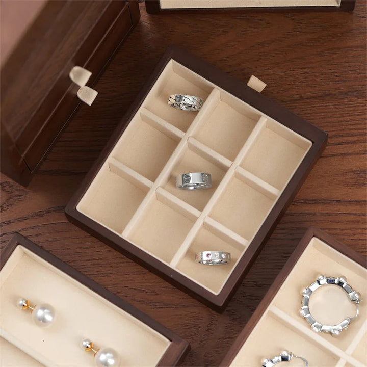 Boîte à bijoux bois avec tiroirs VanyVenza
