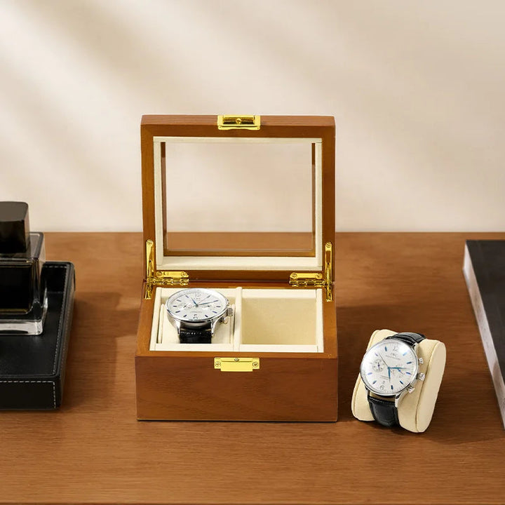 Boîte à montre en bois pour 2 montres VanyVenza