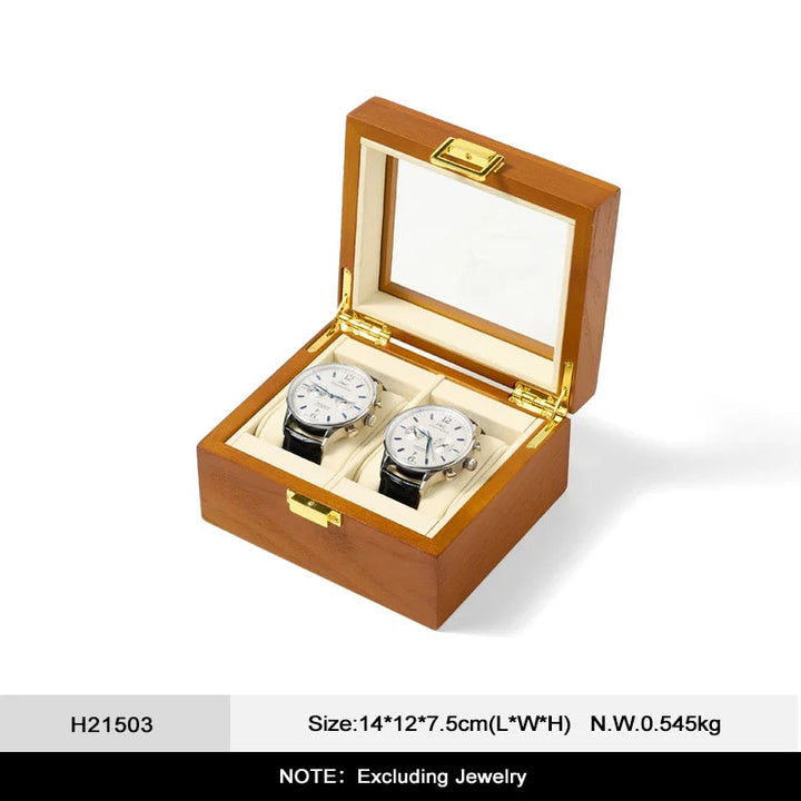 Boîte à montre en bois pour 2 montres VanyVenza
