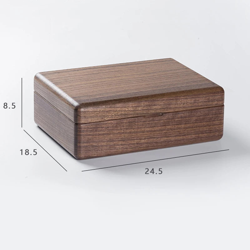 Boîte à bijoux en bois à double niveau VanyVenza
