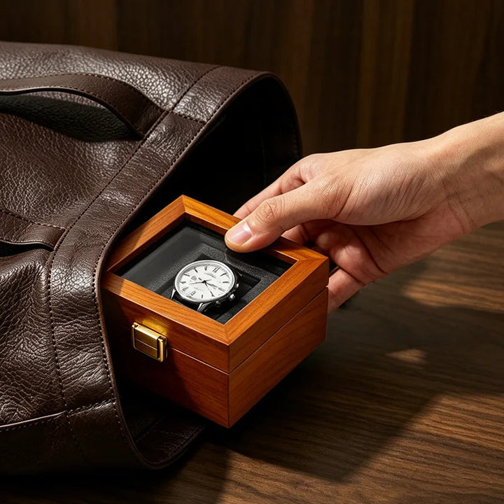Boîte à montre en bois pour 2 montres VanyVenza