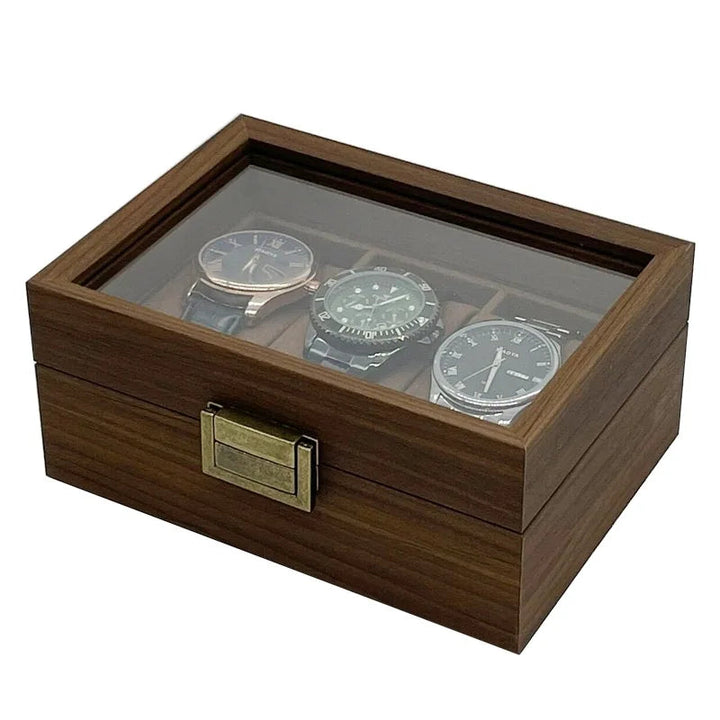 Boîte à montre en bois 3 emplacements VanyVenza