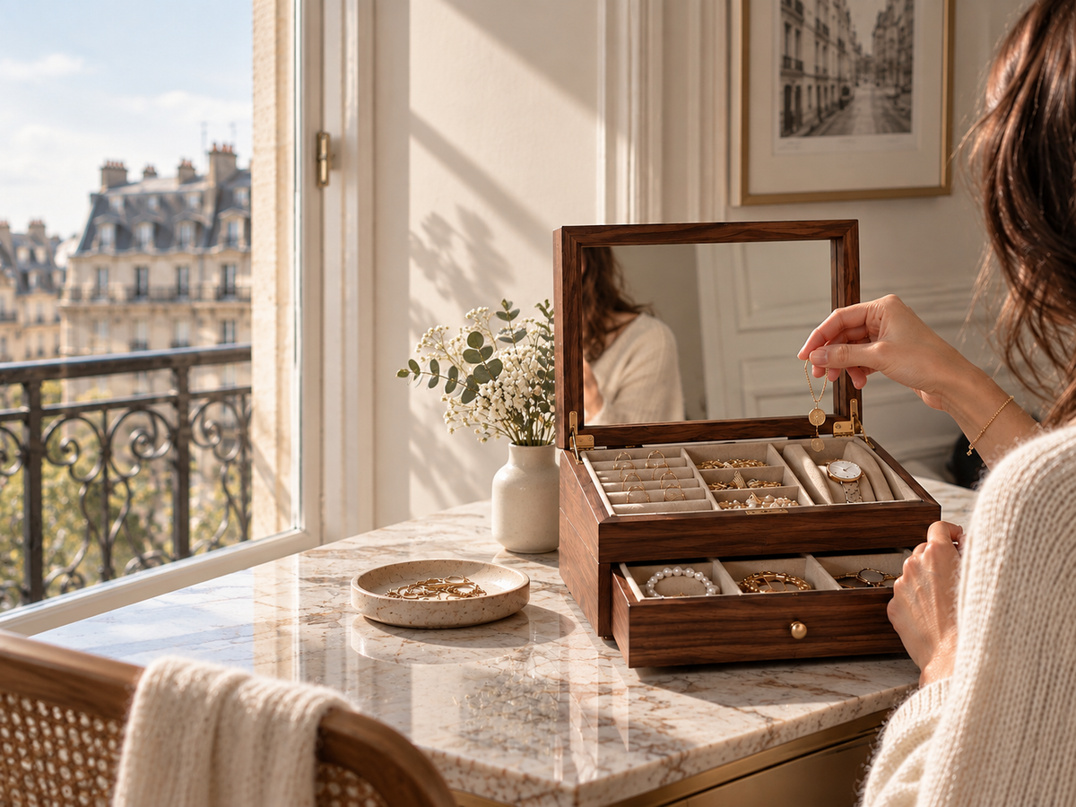 Rangements en bois pour bijoux et montres VanyVenza